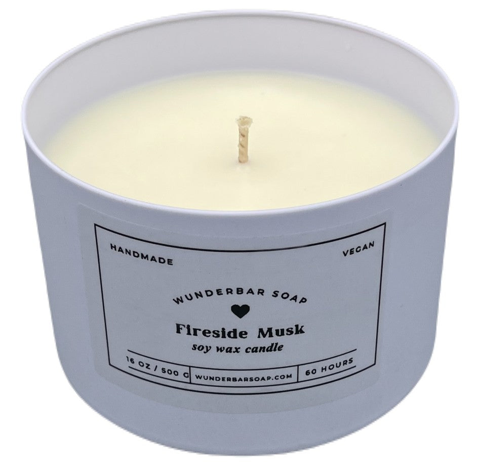 Fireside Musk Soy Candle